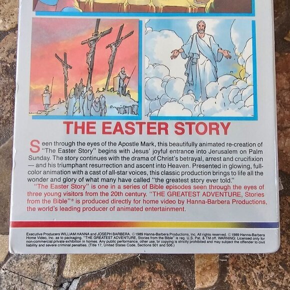 Hanna-Barbera's The Greatest Adventure The Easter Story VHS, New Sealed - Picture 6 of 8